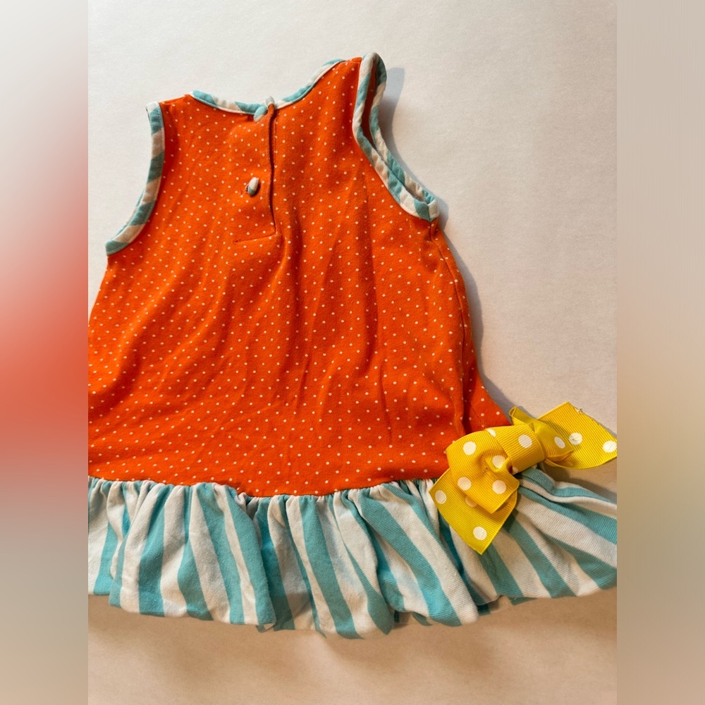 18M Ricrac & Ruffle Flip Flops Top - Picture 9 of 10